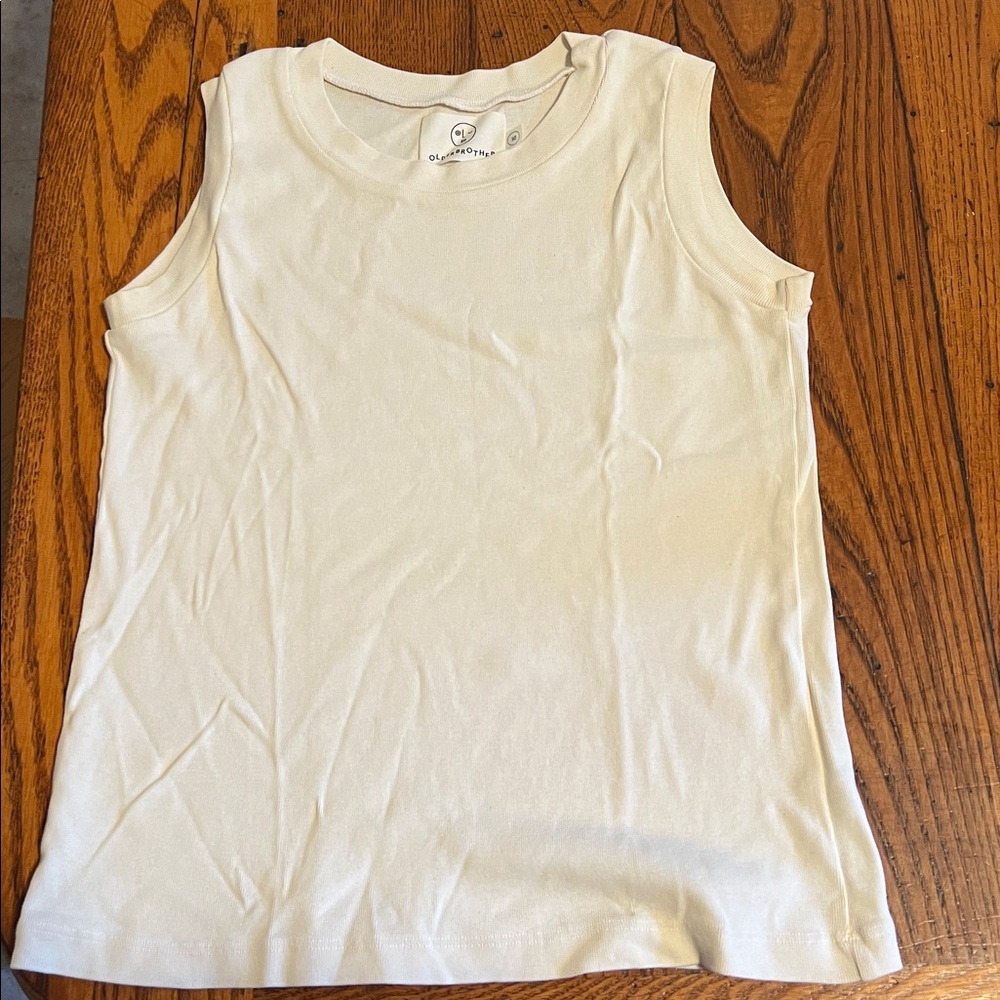 Olderbrother cream Sleeveless Top xs